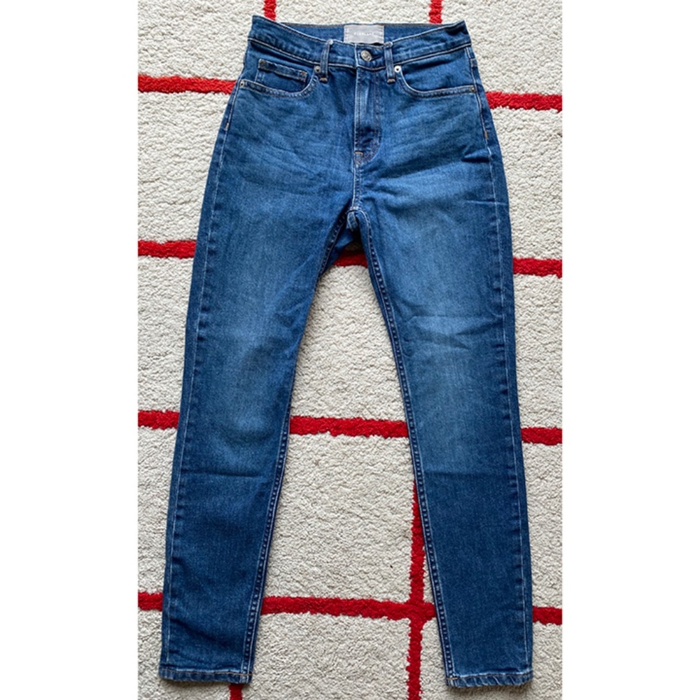 Everlane Skinny Jean Mid Blue Sz 26